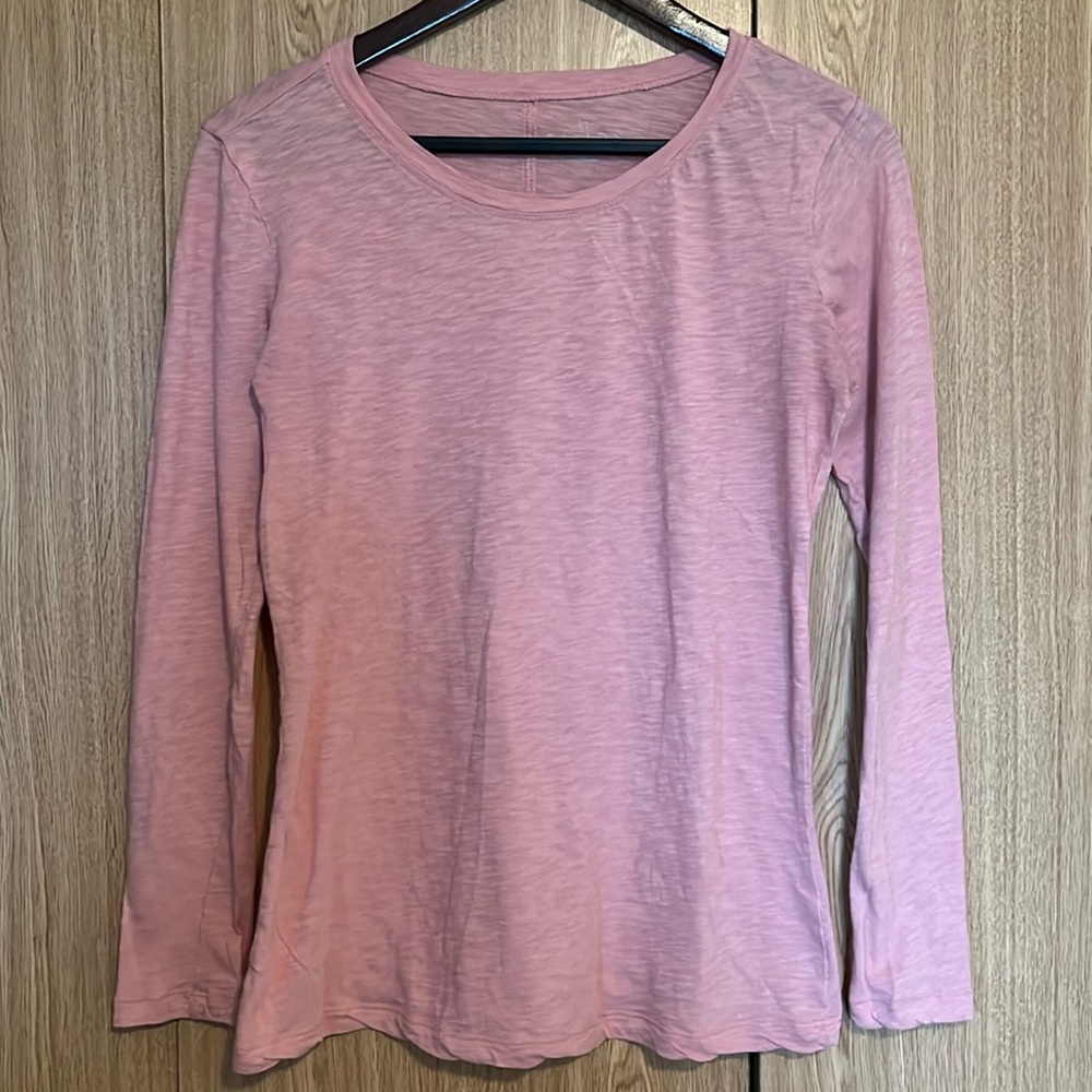 Caslon Long Sleeve Crewneck T-Shirt, Size M